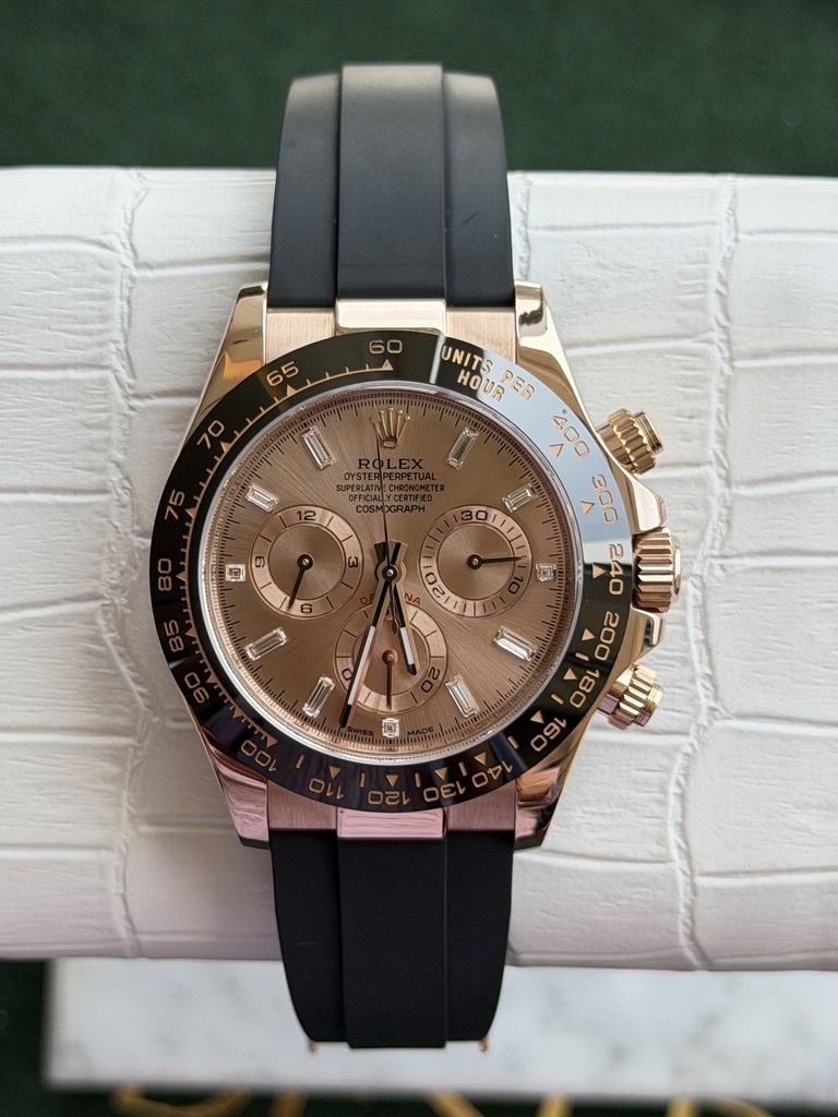 ROLEX DAYTONA SUNDUST BAGUETTES